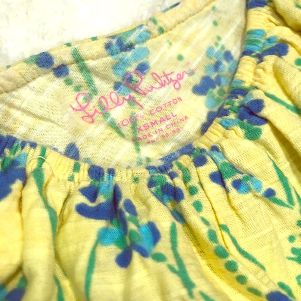 Lilly Pulitzer Ruffled Top